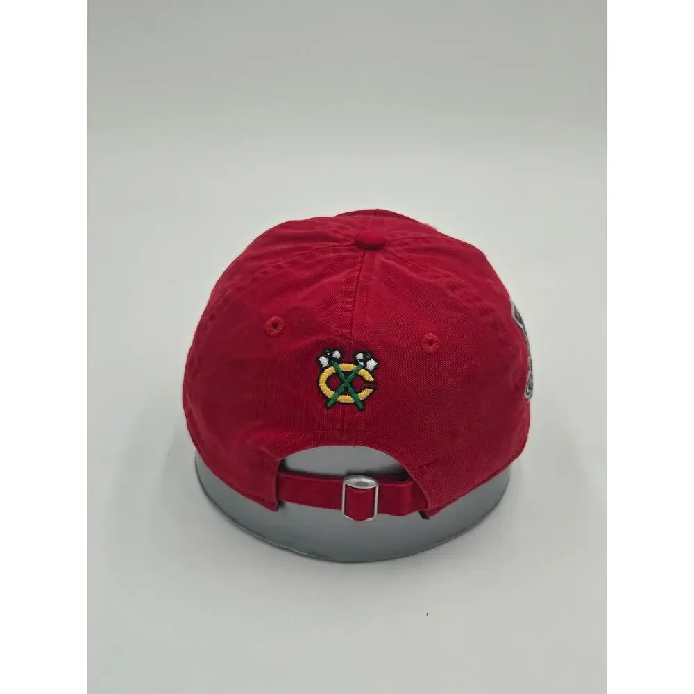 New Era Chicago Blackhawks Youth Adjustable Baseball Cap Red